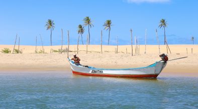 Passeio De Barco Foz Do Rio S O Francisco Pia Abu U Alagoas