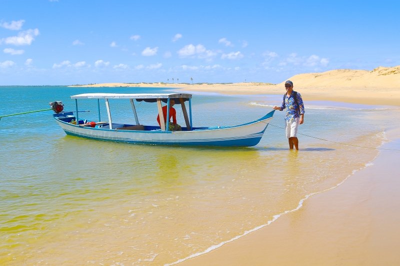 Foz do rio São Francisco Piaçabuçu passeio de barco Alagoas imagens fotos