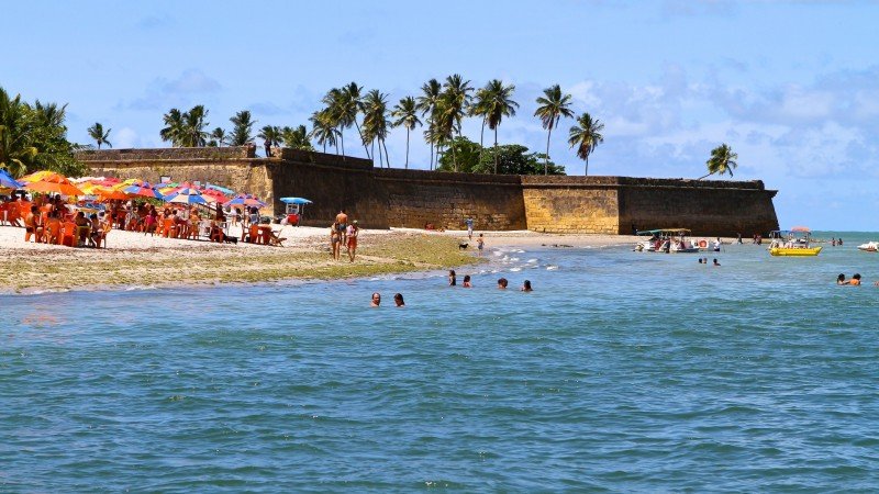 Forte Orange Ilha de Itamaracá praia do forte pernambuco litoral norte turismo