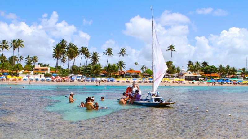 Praia de Porto de Galinhas Piscinas Naturais O que Fazer Pousadas Hoteis Restaurantes Pernambuco