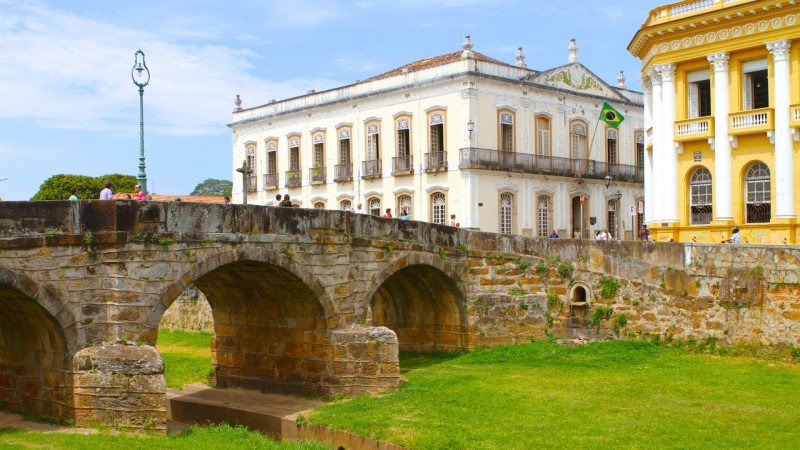 São João Del Rei, Minas Gerais:paisagem Com Vista Para Belas Casas