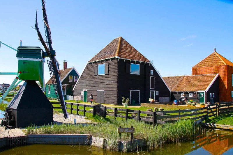 Zaanse Schans moinhos perto de Amsterdã Holanda viagem dicas passeios férias hotel