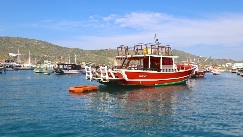 melhor passeios de barco em Arraial do Cabo região dos Lagos Rio de Janeiro praias dicas de viagem