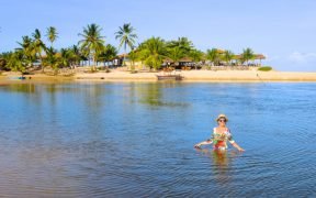 melhores praias de Alagoas Nordeste Maragogi, praia do Carro Quebrado, praia do Patacho, Dunas de Marapé, praia do Gunga