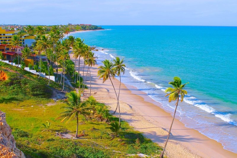 Praias tranquilas no Nordeste Brasileiro - Praias sossegadas no Nordeste - Lugares para relaxar no Nordeste - Praias calmas para fugir do agito